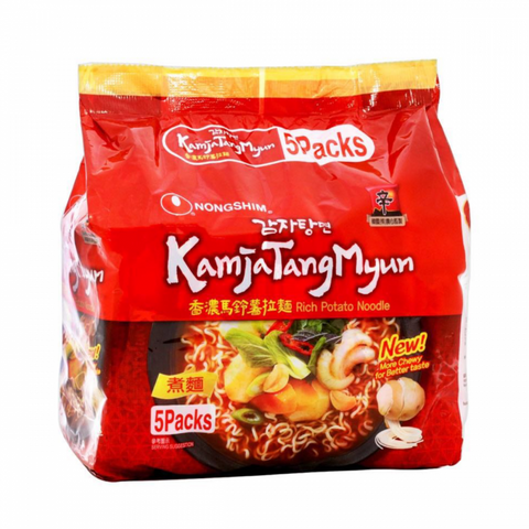 Nongshim Potato Pork Ramyun 农心辛拉面香浓马铃薯拉面 120g*5