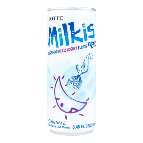 LOTTE 乐天 碳酸饮料 原味 Milkis Carbonated Drink 250ml