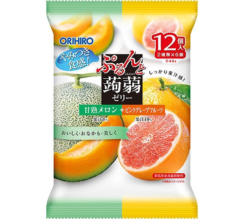 Orihiro Konjac 蒟蒻 哈密瓜+葡萄柚口味