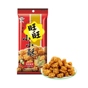 旺旺小小酥黑胡椒口味 mini fried senbei rice crackers 60g