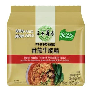 五谷道场番茄牛腩面 Instant Noodle Tomato artificial beef flavor