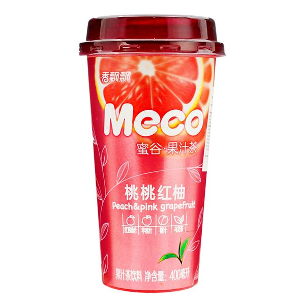 香飘飘 蜜谷果汁茶 Fruit Flavor Tea 桃桃红柚 Red Pomelo 400ml