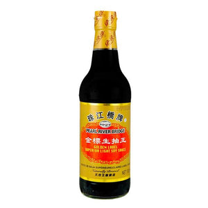 珠江桥牌金标生抽王 500ml Golden label superior light soya sauce