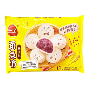 三全 豆沙包 red bean paste bun 360g