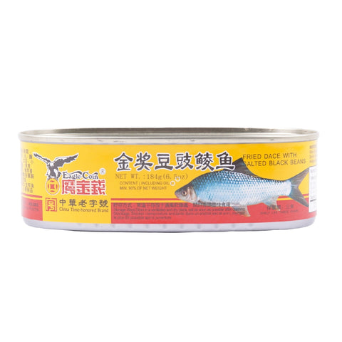 鹰宝钱 金奖豆豉鲮鱼 fried dace 184g