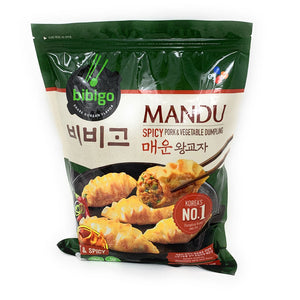 bibigo MANDU 韩国香辣猪肉蔬菜饺 Spicy Pork &Vegetables Dumpling 680g