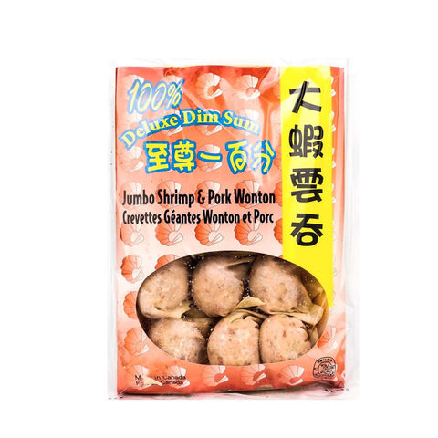 大虾 广东水饺（馄饨）12pc jumbo shrimp and pork dumpling