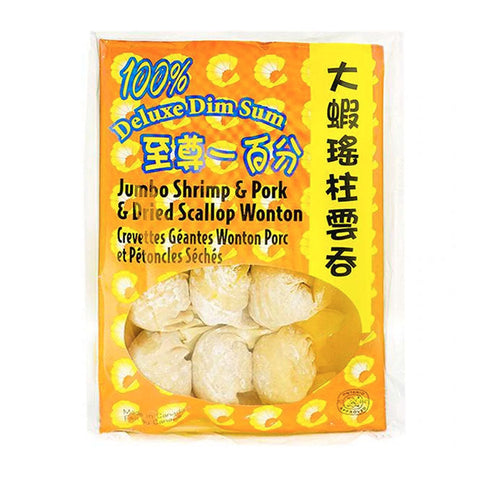 大虾 瑶柱云吞 12 pieces Jumbo shrimp & pork & dried scallop wonton