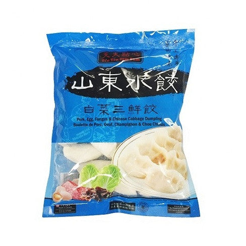 山东水饺白菜三鲜 800g pork eggs fungus & Chinese cabbage dumpling