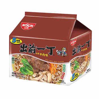 出前一丁 （五香牛肉味）Instant noodle artificial beef flavor 100g*5