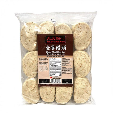 天天点心 全麦馒头whole wheat flour bun700g