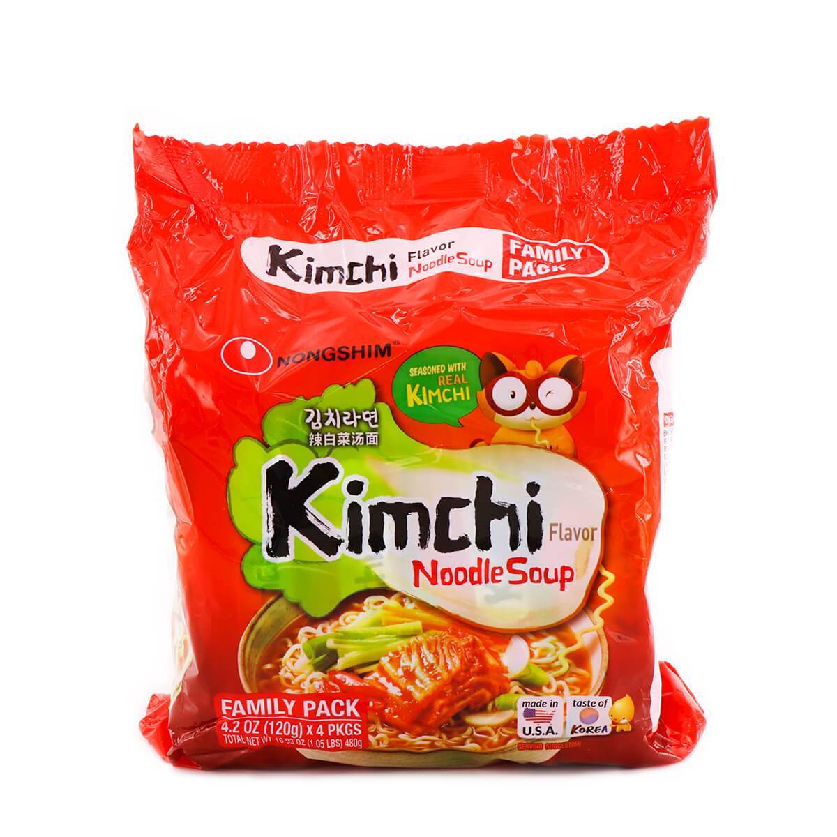 Nongshim Kimchi Noodle soup 辣白菜汤面 480g