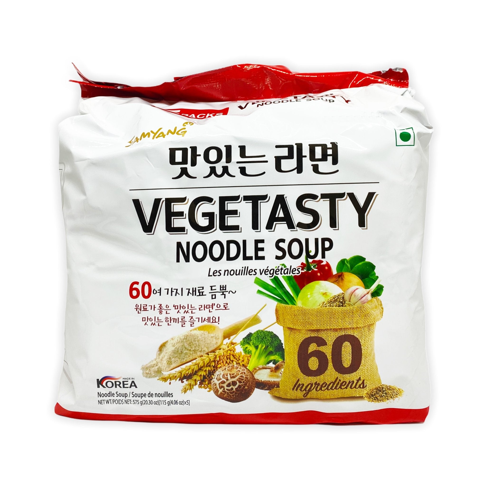 Samyang vegetasty noodle soup 575g