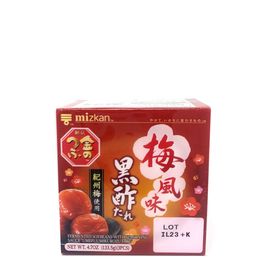 Mizkan 乌梅子酱风味纳豆 Fermented Soybean With Seasoning