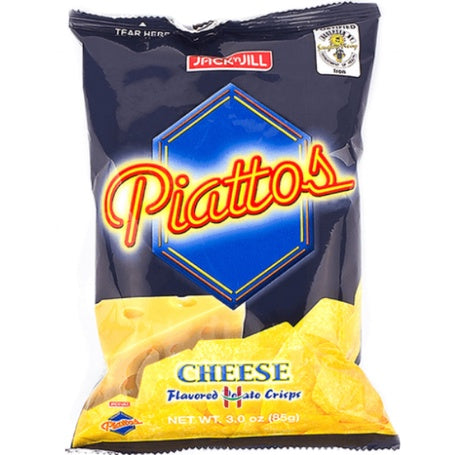 JnJ Piattos cheese flavored potato crisp 85g