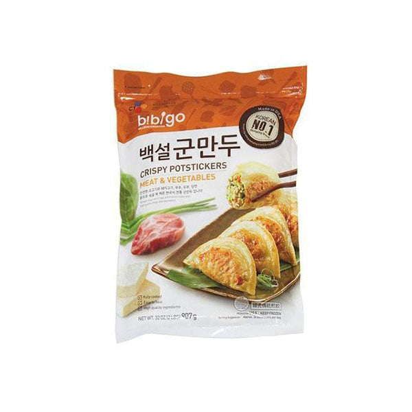 bibigo Crispy Potstickers 韩国猪肉牛肉蔬菜饺 907g