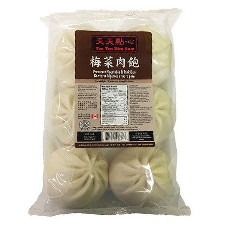 天天点心梅菜肉包 520g preserved vegetable & pork Bun