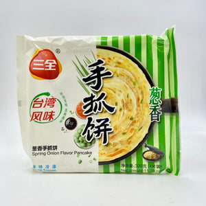 三全 手抓饼 葱香 Spring onion flavor pancake 320g