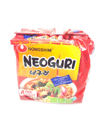 农心海鲜乌冬面120gx4 Udon noodle seafood flavour