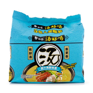 白象 原汁海鲜味面 BAIXIANG original seafood flavor noodles 114g*5