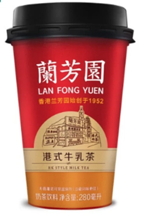 兰芳园 Lan Fong Yuen 港式牛乳茶 Hongkong Style Milk Tea 280ml