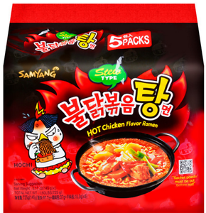 三养辣鸡面汤面 5*140g Samyang spicy chicken instant noodle stew type