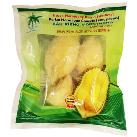 棕榈树牌 无核急冻金枕头榴莲 Frozen Mornthong Durian 400g