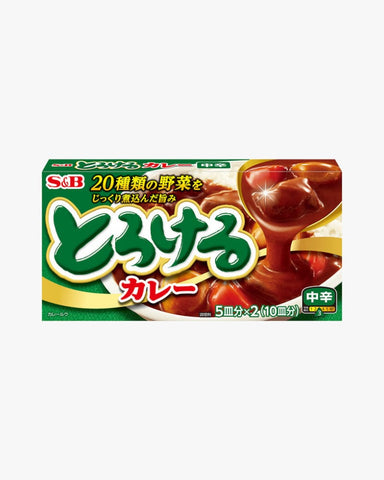 S&B 咖喱 中辛 curry paste medium spicy