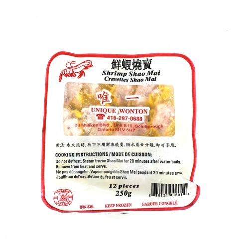唯一  鲜虾烧卖  Pork And Shrimp Shao Mai 250g