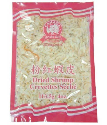 标叔海产粉红虾皮 Dried Shrimp Crevettes Sechees 113g
